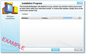 BitZipper installation step 1